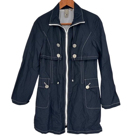 SOLO Moda Wind Breaker Lightweight Packable Jacket Women's Size 6 - Picture 1 of 13